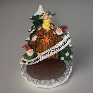 1994 Fitz & Floyd Holiday Hamlet “Christmas Pageant Stage” Light Up Vintage